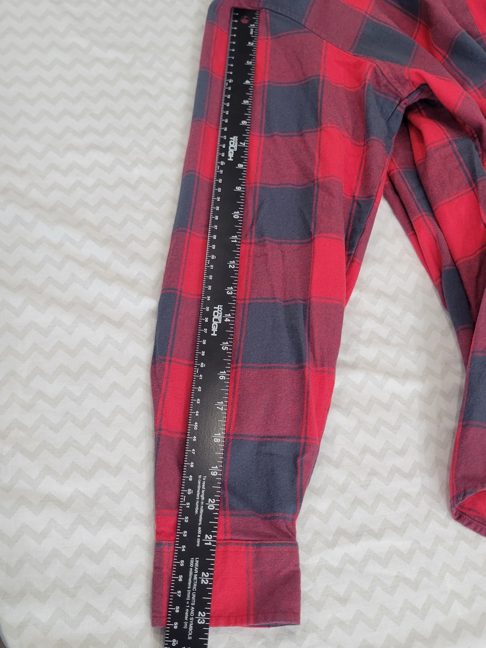 Plaid Long-Sleeve Button-Down Shirt With Ohio state Logo On Pocket Size Medium - Picture 7 of 8